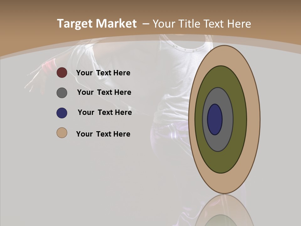 Fitness Sporty Breakdancing PowerPoint Template