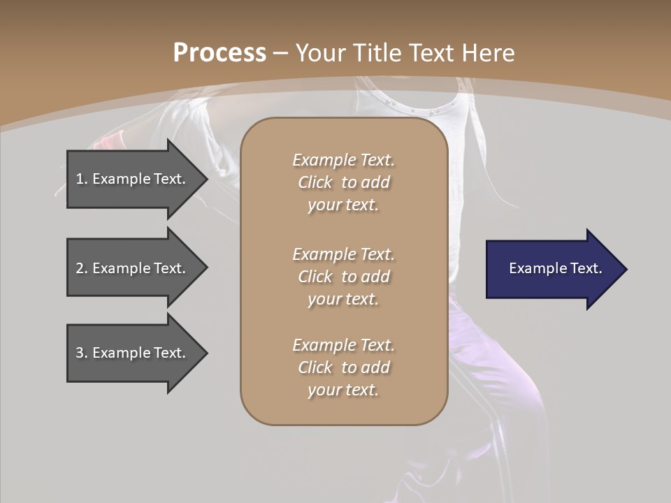 Fitness Sporty Breakdancing PowerPoint Template