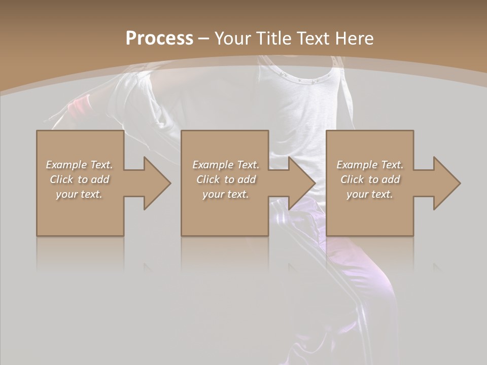 Fitness Sporty Breakdancing PowerPoint Template