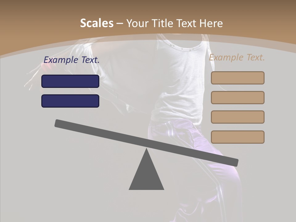 Fitness Sporty Breakdancing PowerPoint Template