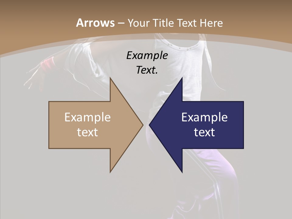 Fitness Sporty Breakdancing PowerPoint Template