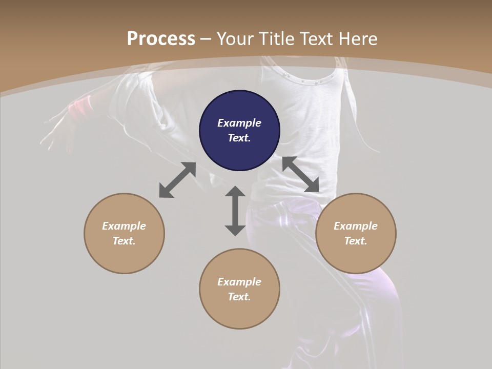 Fitness Sporty Breakdancing PowerPoint Template