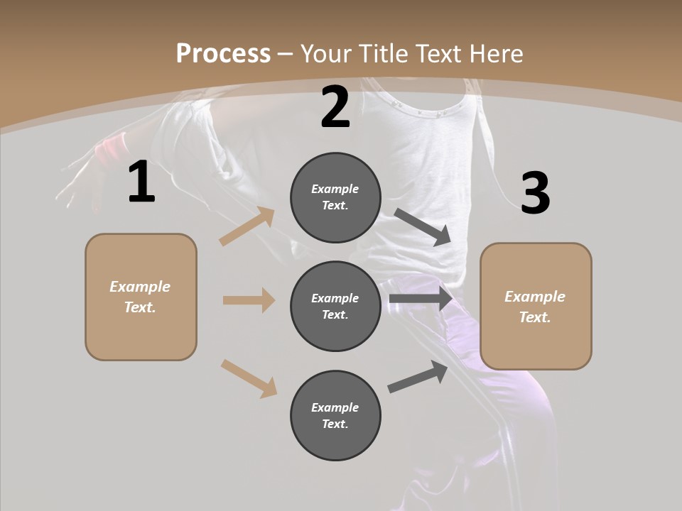 Fitness Sporty Breakdancing PowerPoint Template