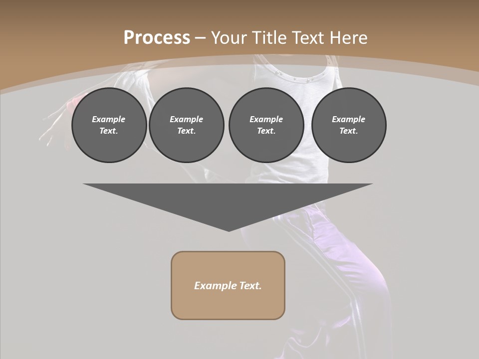 Fitness Sporty Breakdancing PowerPoint Template