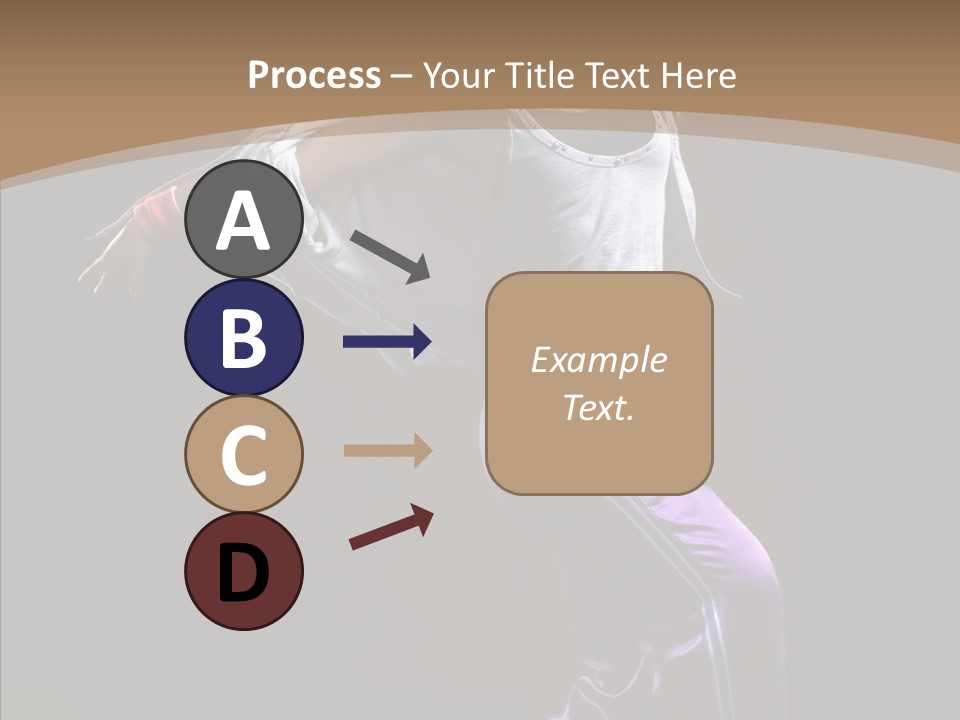 Fitness Sporty Breakdancing PowerPoint Template