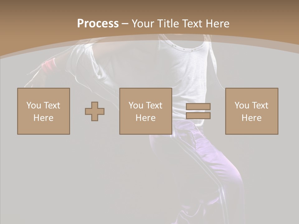 Fitness Sporty Breakdancing PowerPoint Template