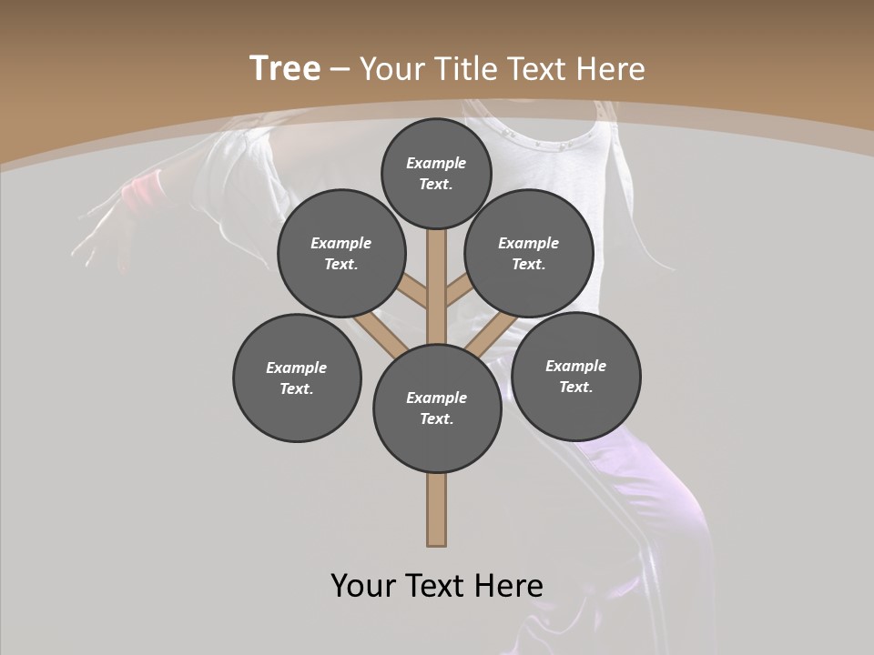 Fitness Sporty Breakdancing PowerPoint Template