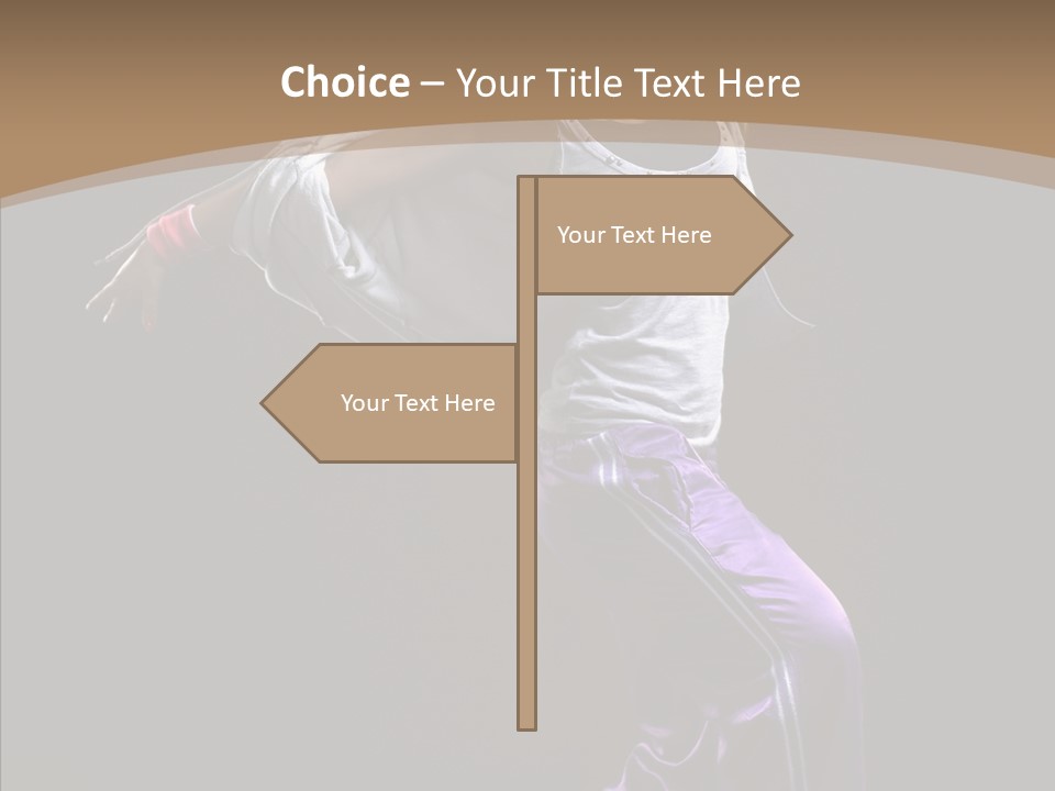 Fitness Sporty Breakdancing PowerPoint Template