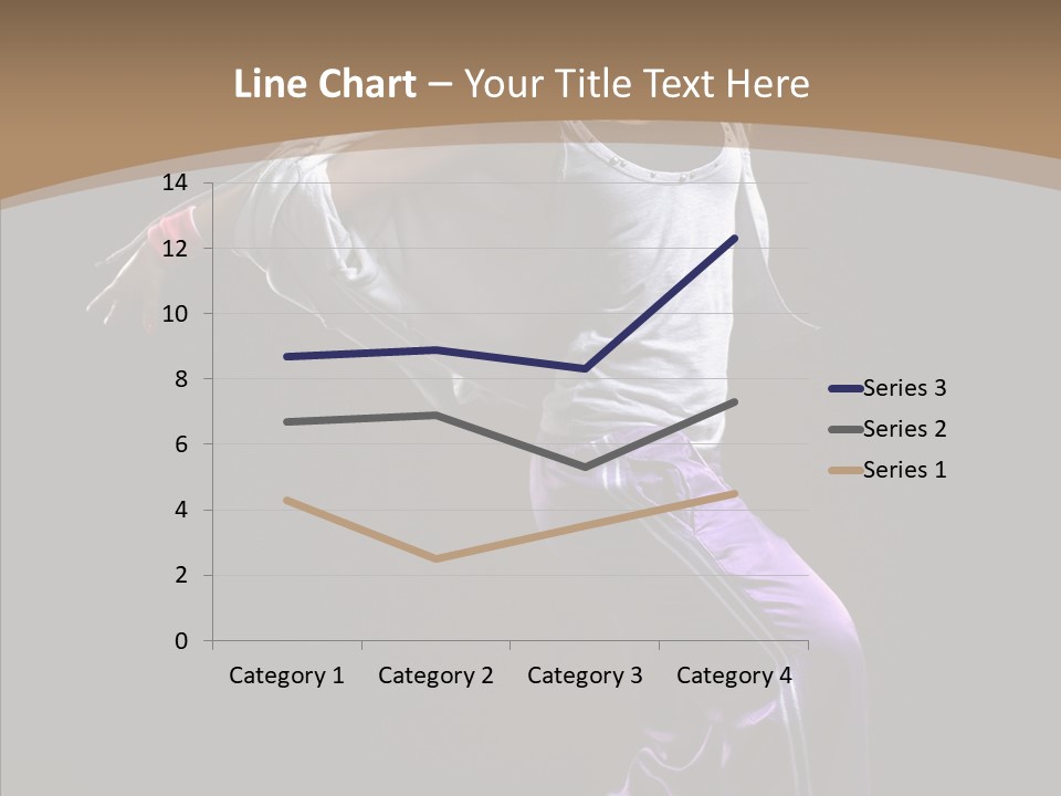 Fitness Sporty Breakdancing PowerPoint Template