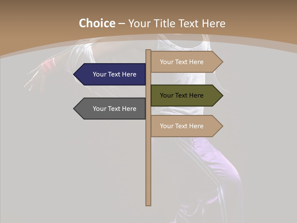 Fitness Sporty Breakdancing PowerPoint Template