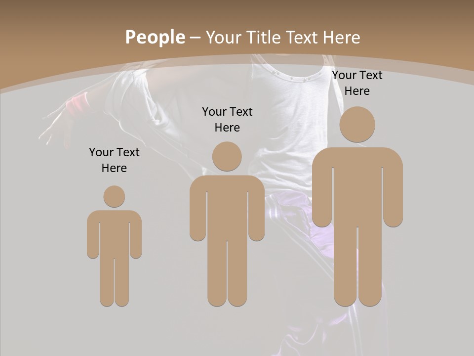 Fitness Sporty Breakdancing PowerPoint Template