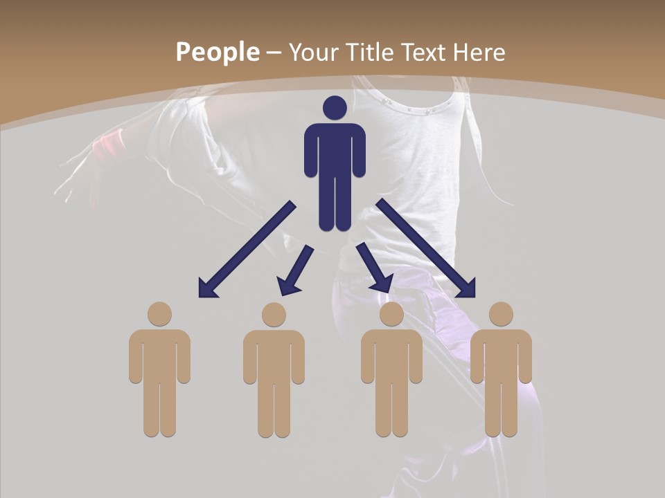 Fitness Sporty Breakdancing PowerPoint Template