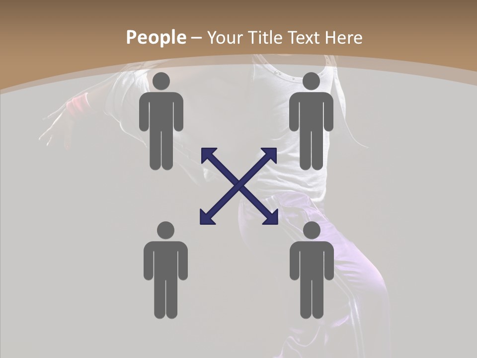 Fitness Sporty Breakdancing PowerPoint Template