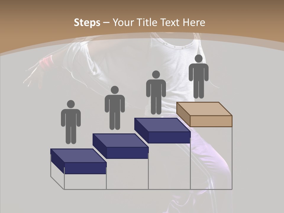 Fitness Sporty Breakdancing PowerPoint Template