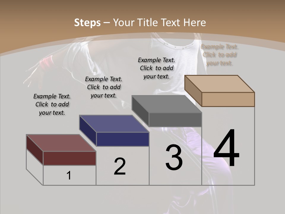 Fitness Sporty Breakdancing PowerPoint Template