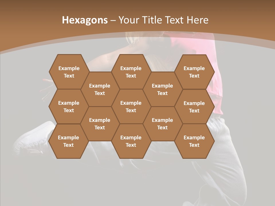 Pose Action Young PowerPoint Template