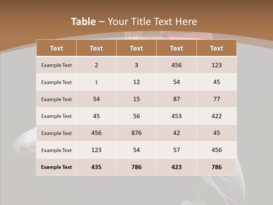 Pose Action Young PowerPoint Template