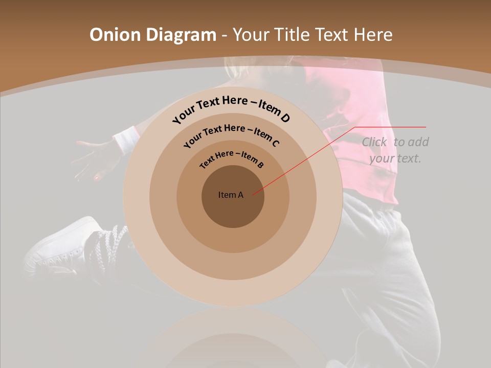 Pose Action Young PowerPoint Template