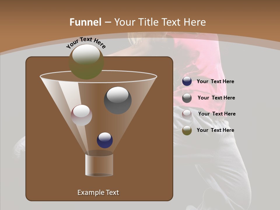 Pose Action Young PowerPoint Template