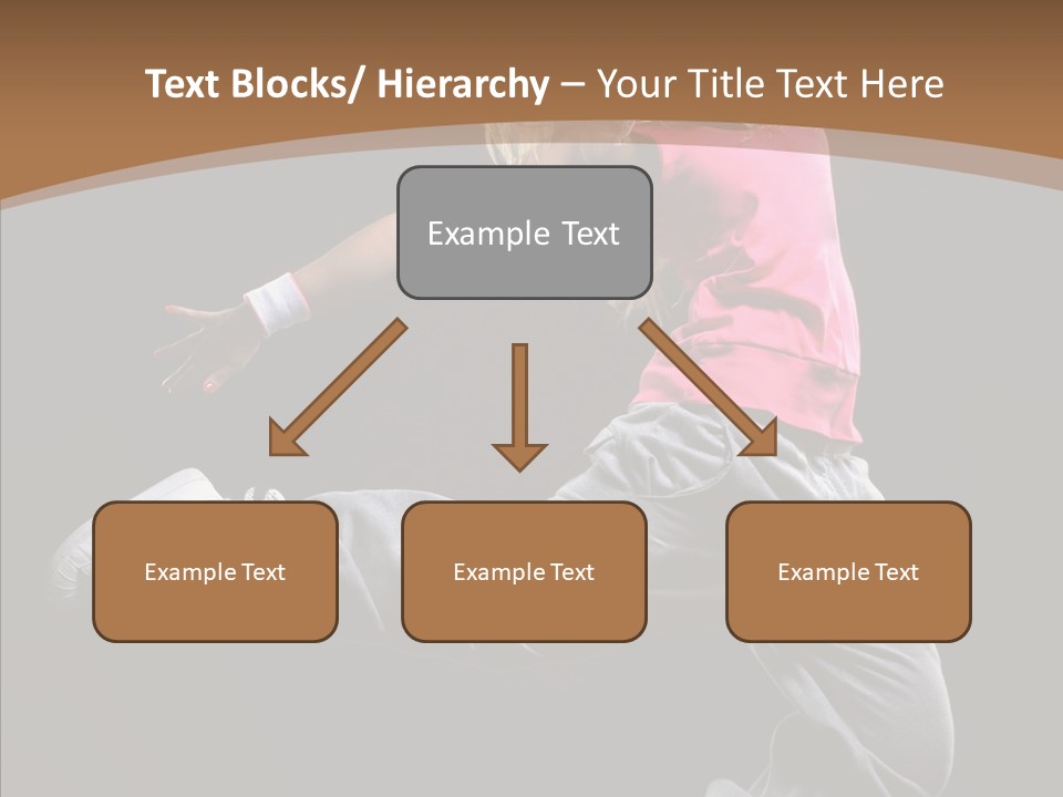 Pose Action Young PowerPoint Template