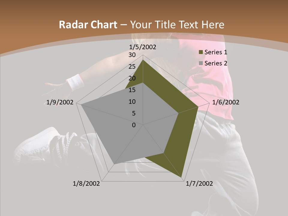 Pose Action Young PowerPoint Template
