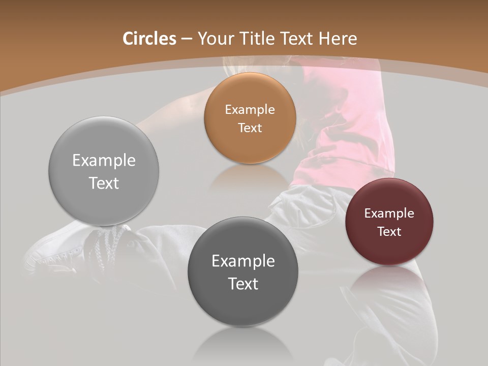 Pose Action Young PowerPoint Template