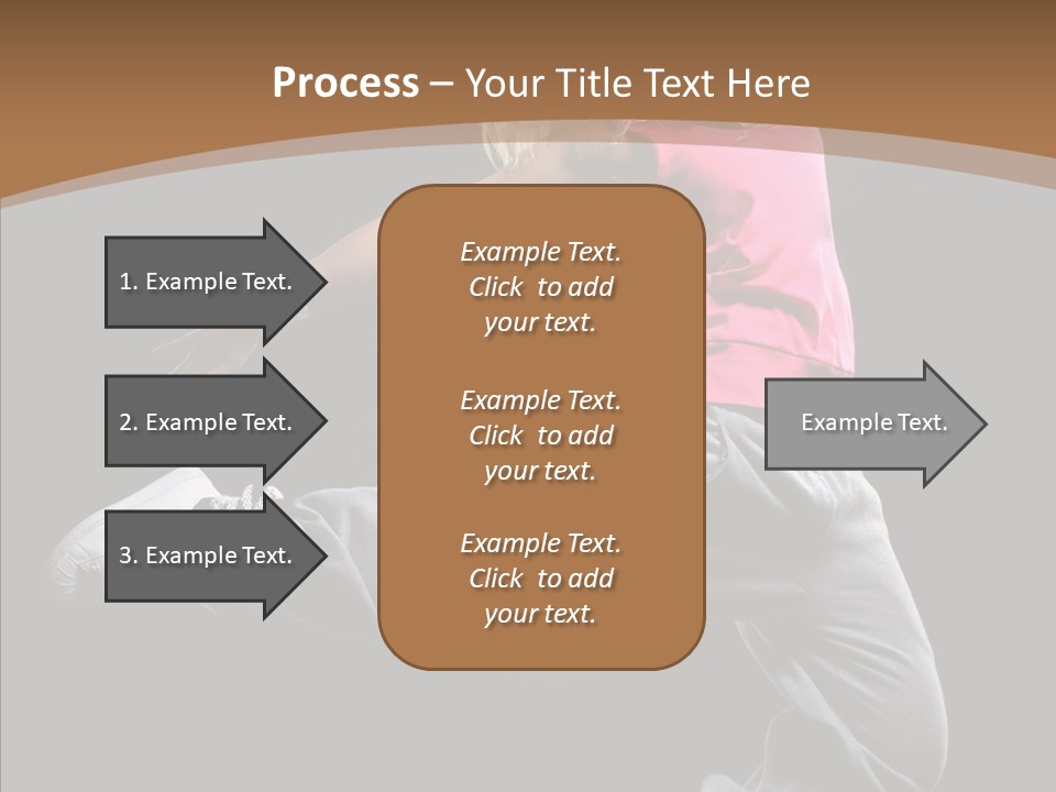 Pose Action Young PowerPoint Template