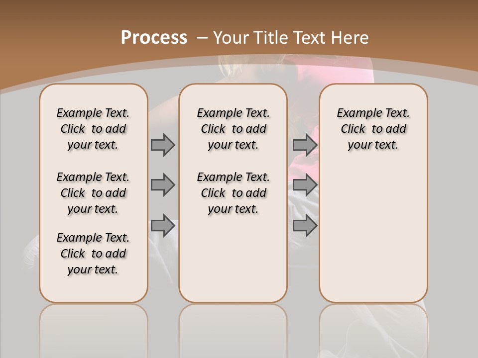 Pose Action Young PowerPoint Template