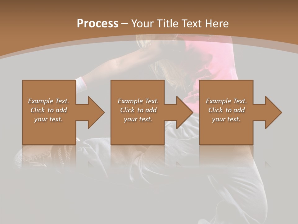 Pose Action Young PowerPoint Template