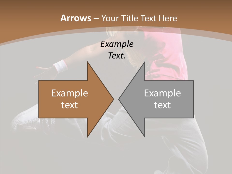 Pose Action Young PowerPoint Template