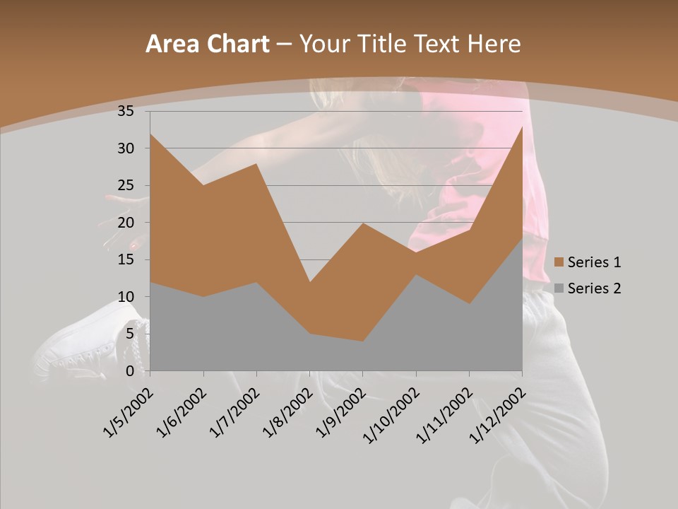 Pose Action Young PowerPoint Template