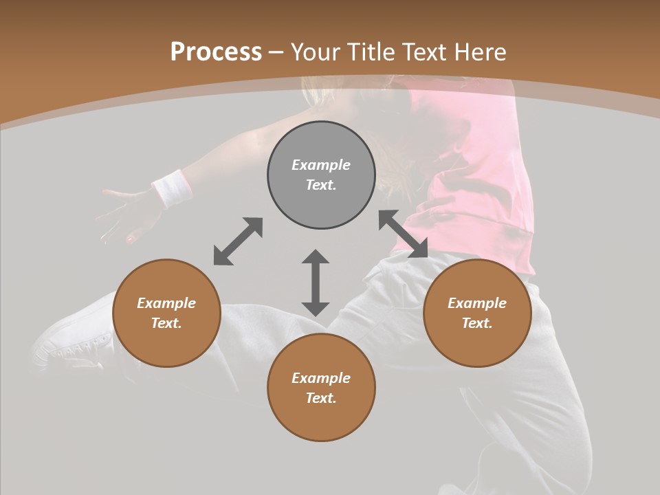 Pose Action Young PowerPoint Template