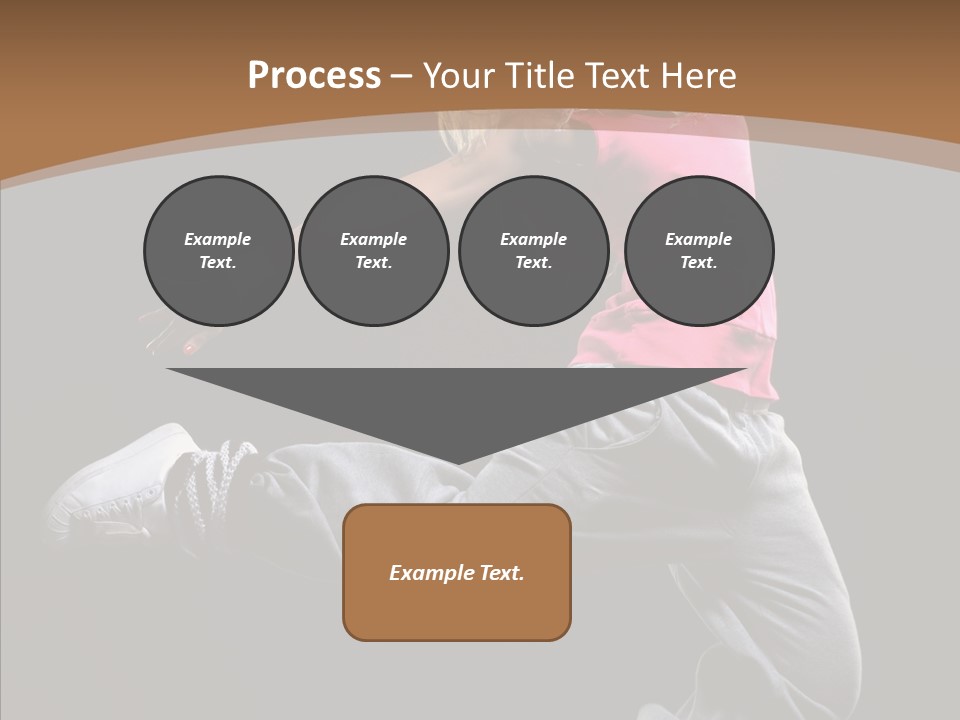 Pose Action Young PowerPoint Template