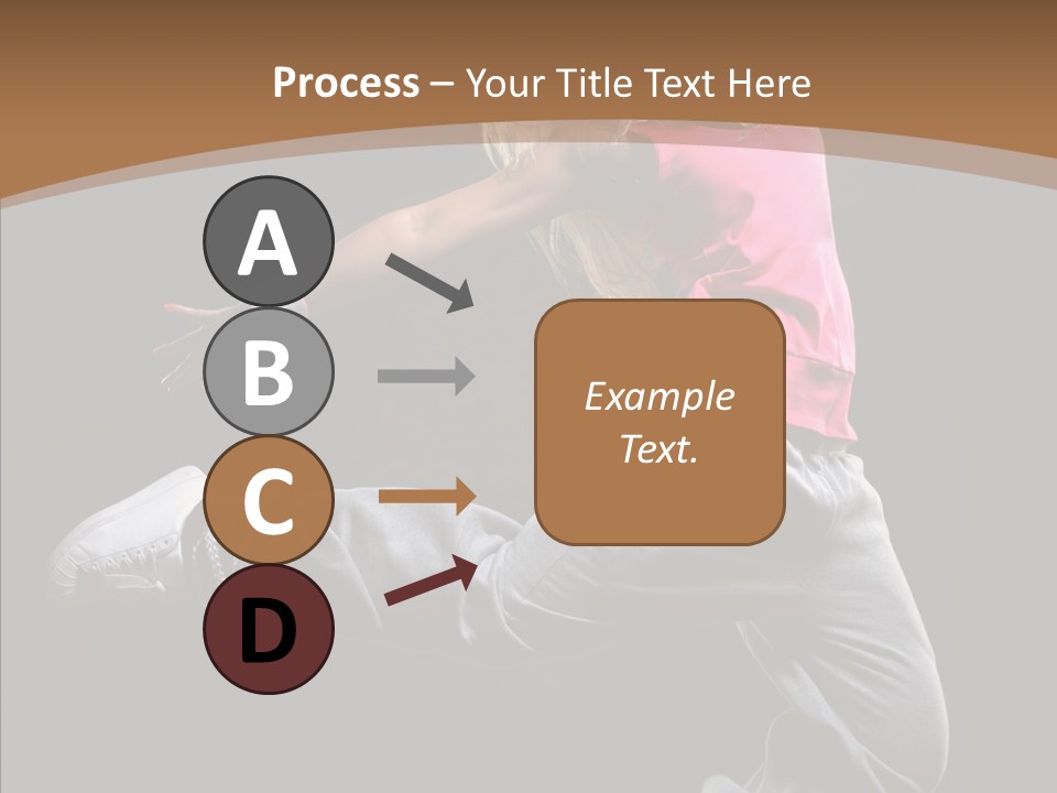 Pose Action Young PowerPoint Template