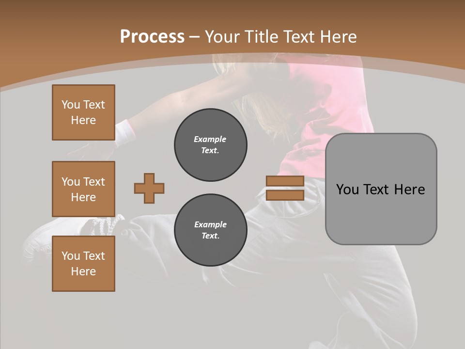 Pose Action Young PowerPoint Template