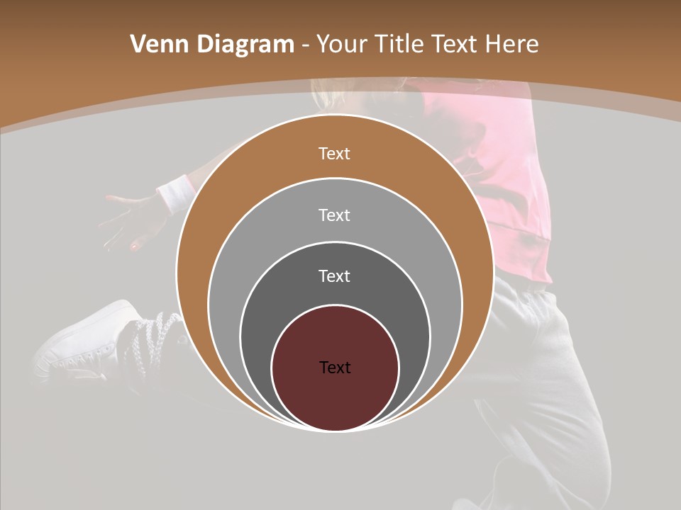 Pose Action Young PowerPoint Template