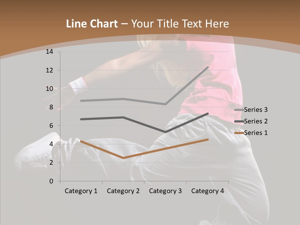 Pose Action Young PowerPoint Template