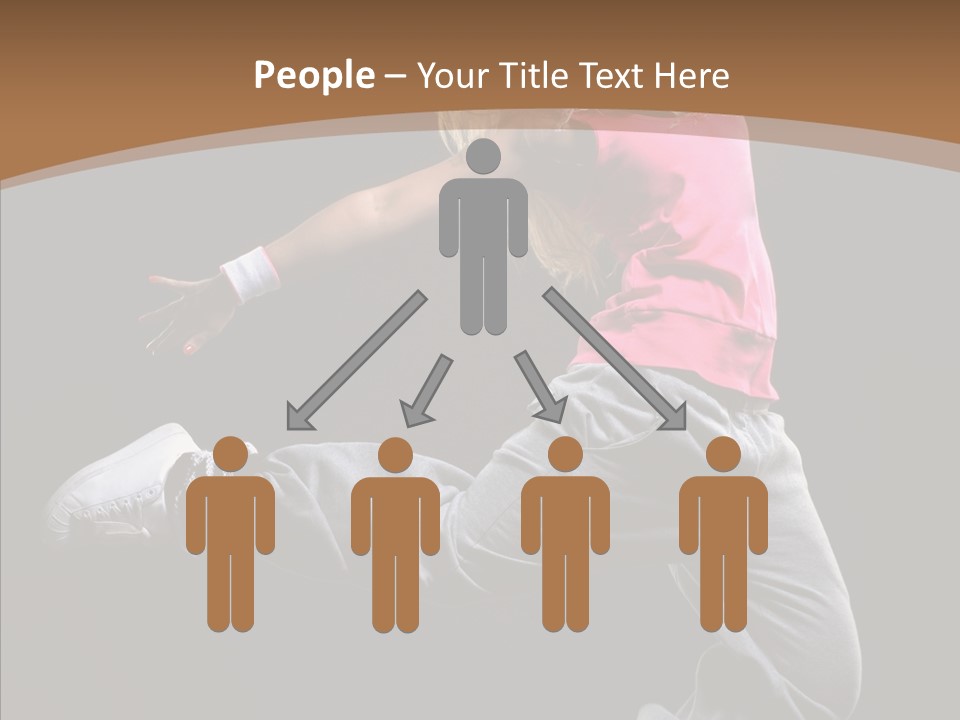 Pose Action Young PowerPoint Template