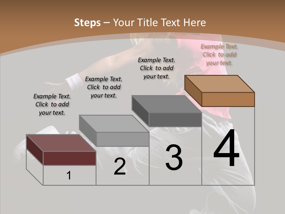 Pose Action Young PowerPoint Template