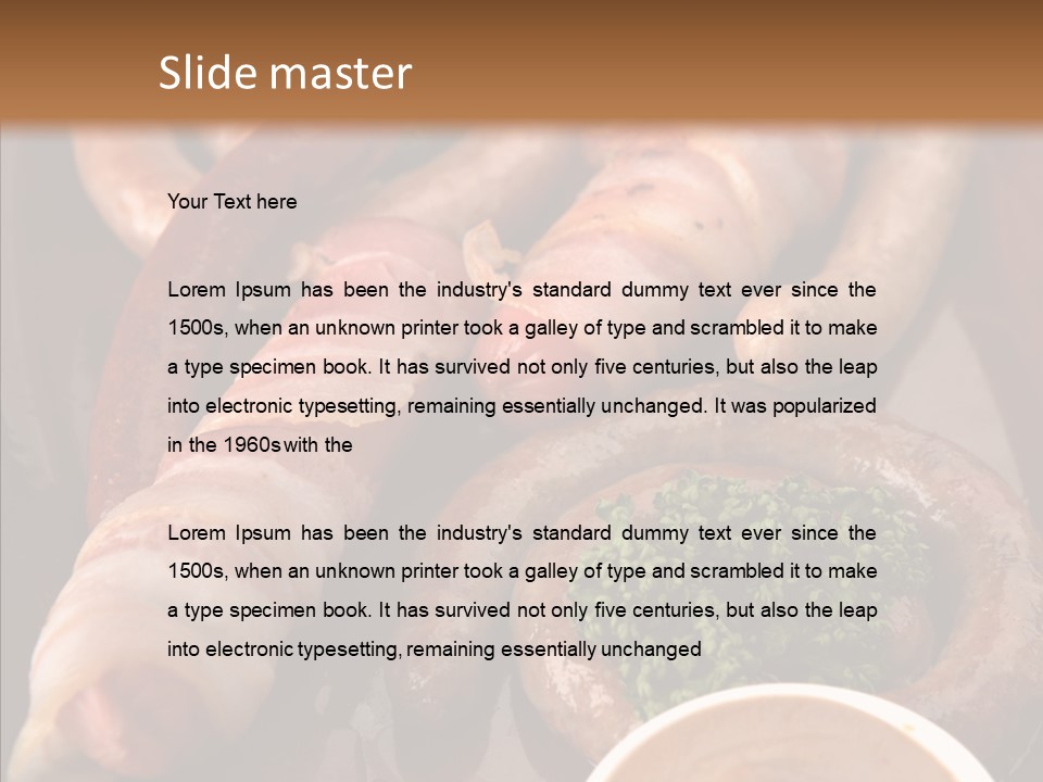 Beer Beef Parsley PowerPoint Template