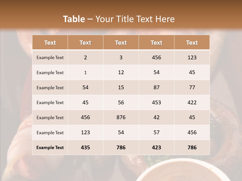 Beer Beef Parsley PowerPoint Template
