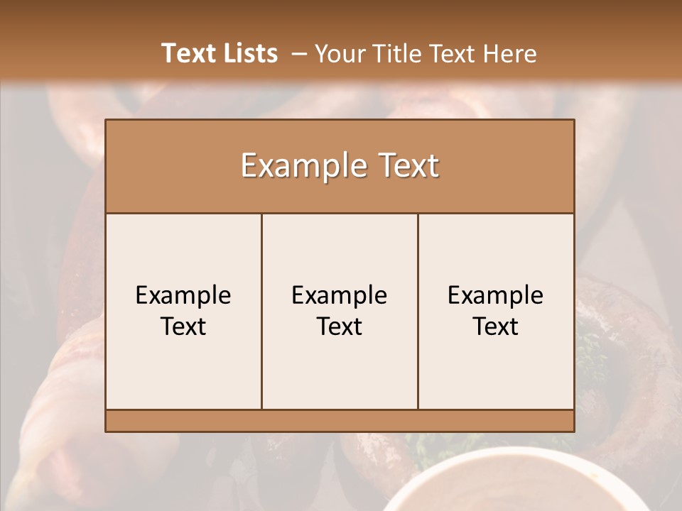 Beer Beef Parsley PowerPoint Template