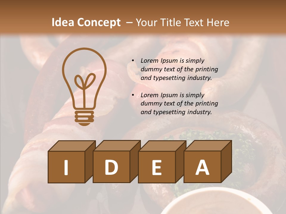 Beer Beef Parsley PowerPoint Template