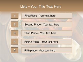 Restaurant German International PowerPoint Template