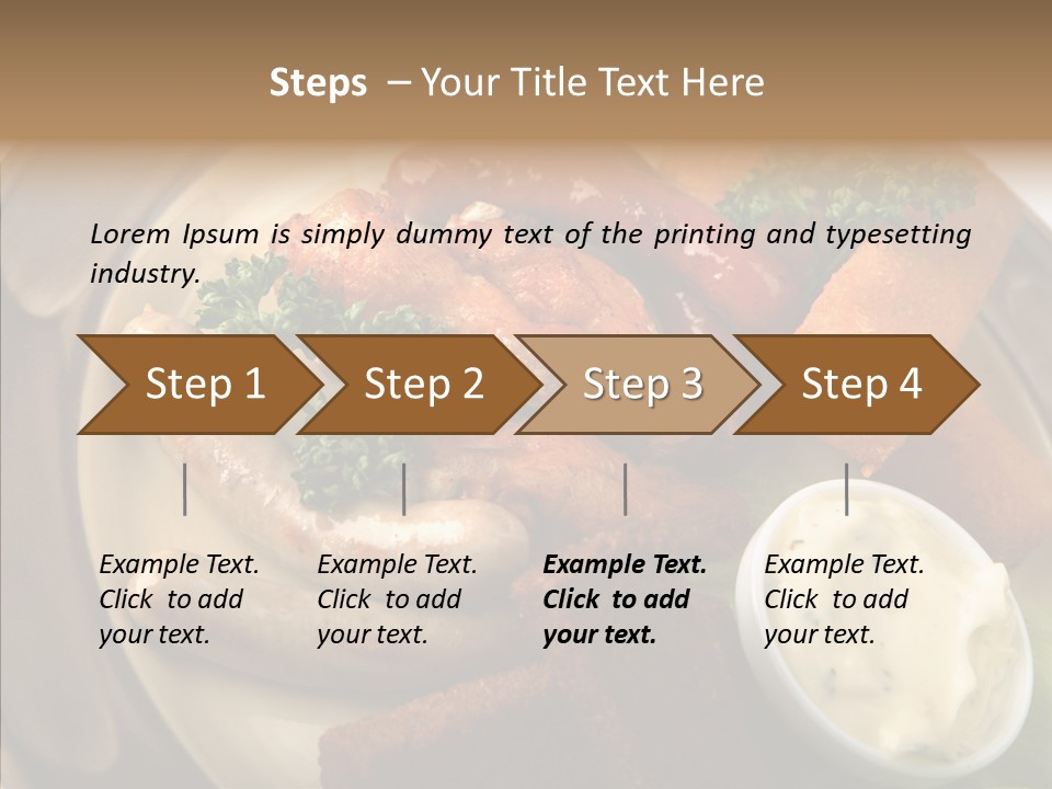 Restaurant German International PowerPoint Template