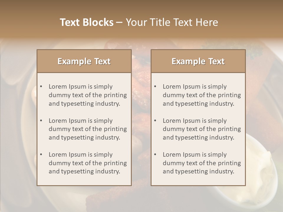 Restaurant German International PowerPoint Template