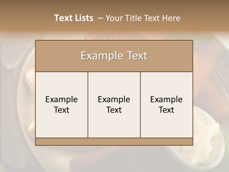 Restaurant German International PowerPoint Template
