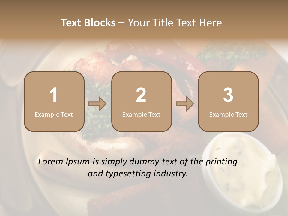 Restaurant German International PowerPoint Template