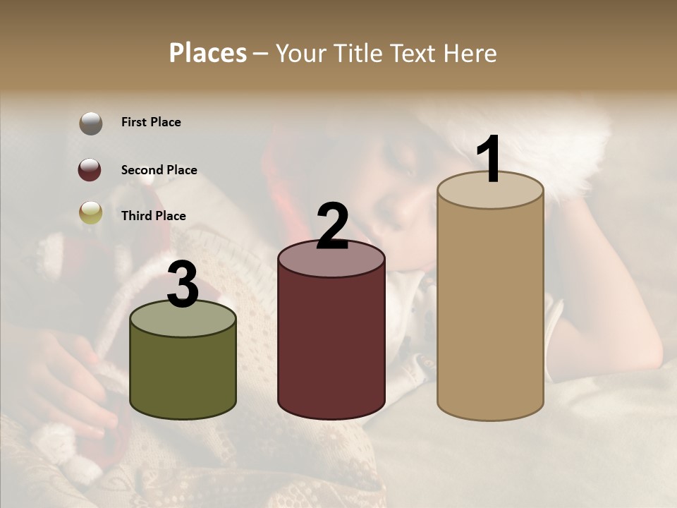 Hat Boy Face PowerPoint Template