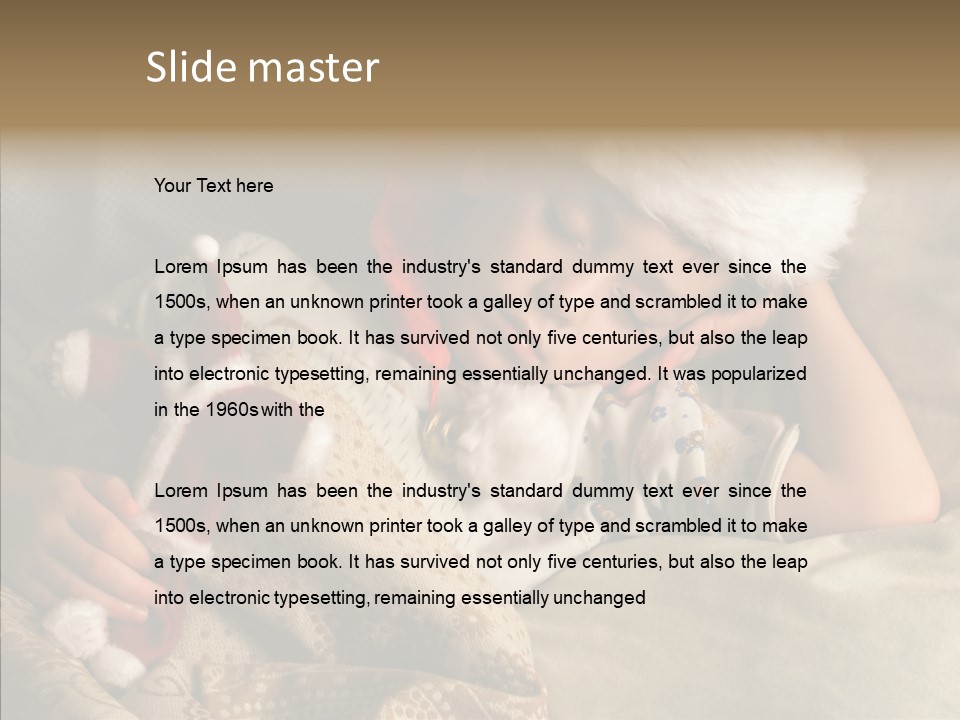 Hat Boy Face PowerPoint Template